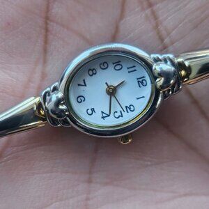 Fashion Women Wristwatch Silver/Gold Tone Quartz Wrist Watch Analog Unbranded